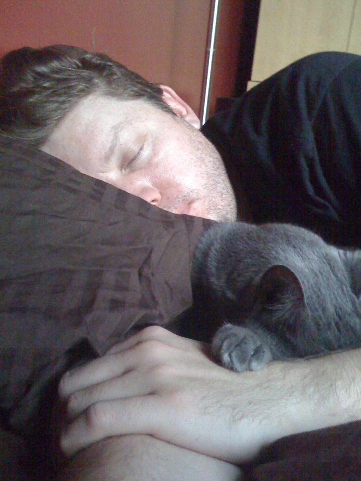 Artemis and Me Sleeping